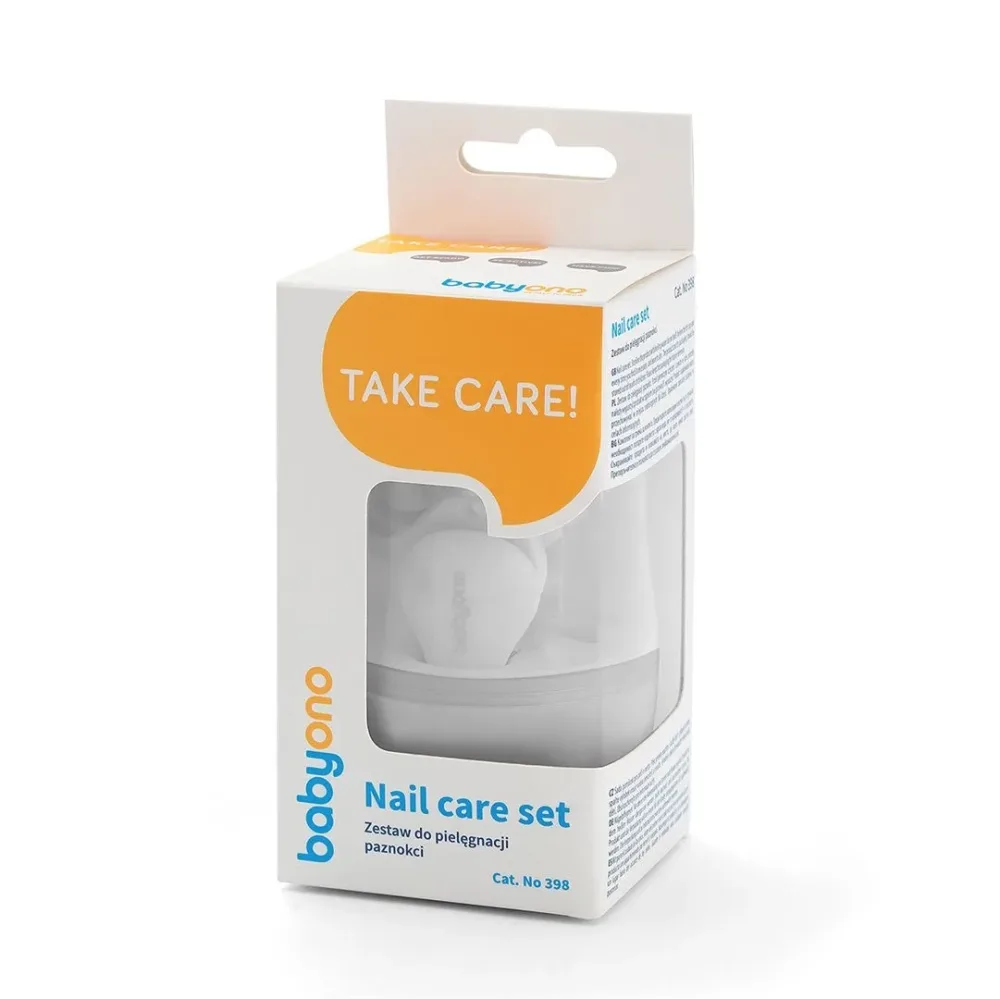 Babyono Nagelset grau (3-teilig)