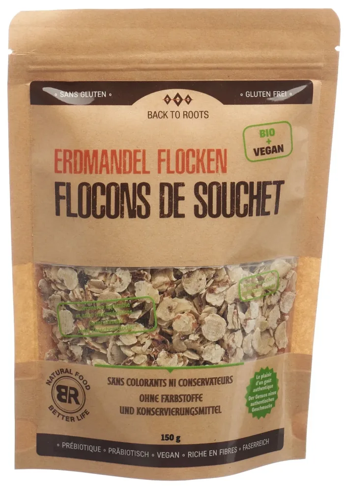 BACK TO ROOTS Erdmandeln Flocken Bio (150g)