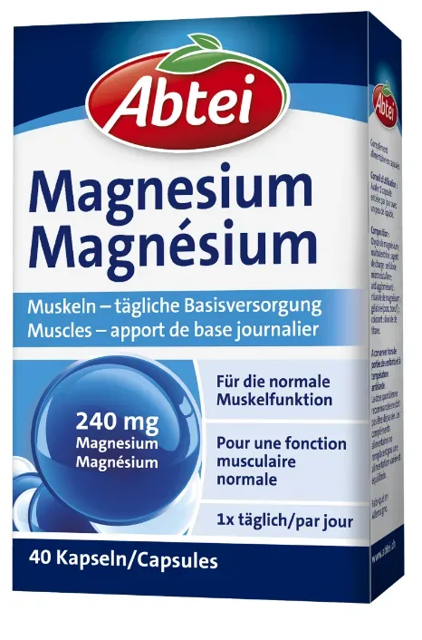 Abtei Magnesium 240mg Kapseln (40 Stk)