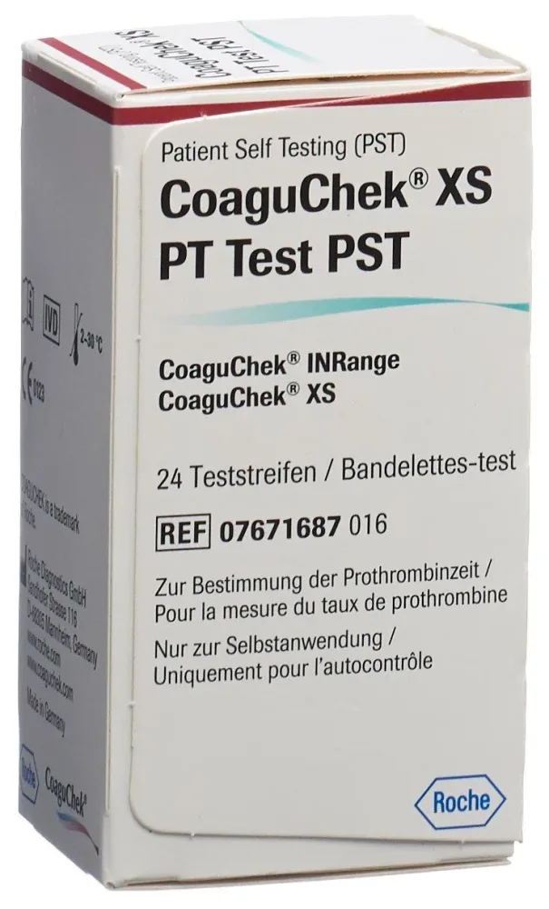 CoaguChek XS PT Test PST (2x24 Stk)