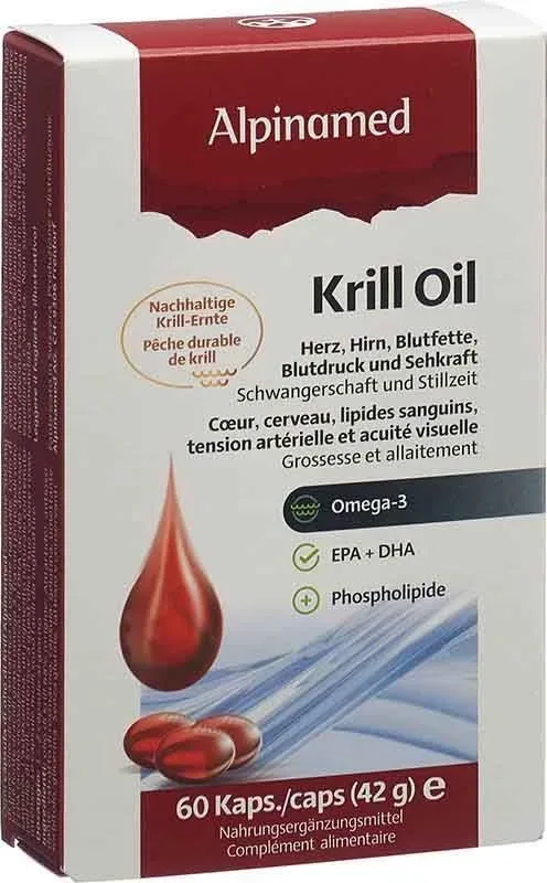 Alpinamed Krill Oil Kapseln (60 Stk)