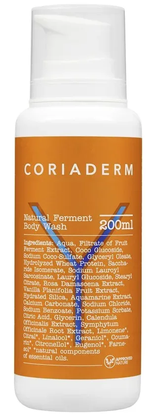 CORIADERM Natural Ferment Body Wash (200ml)