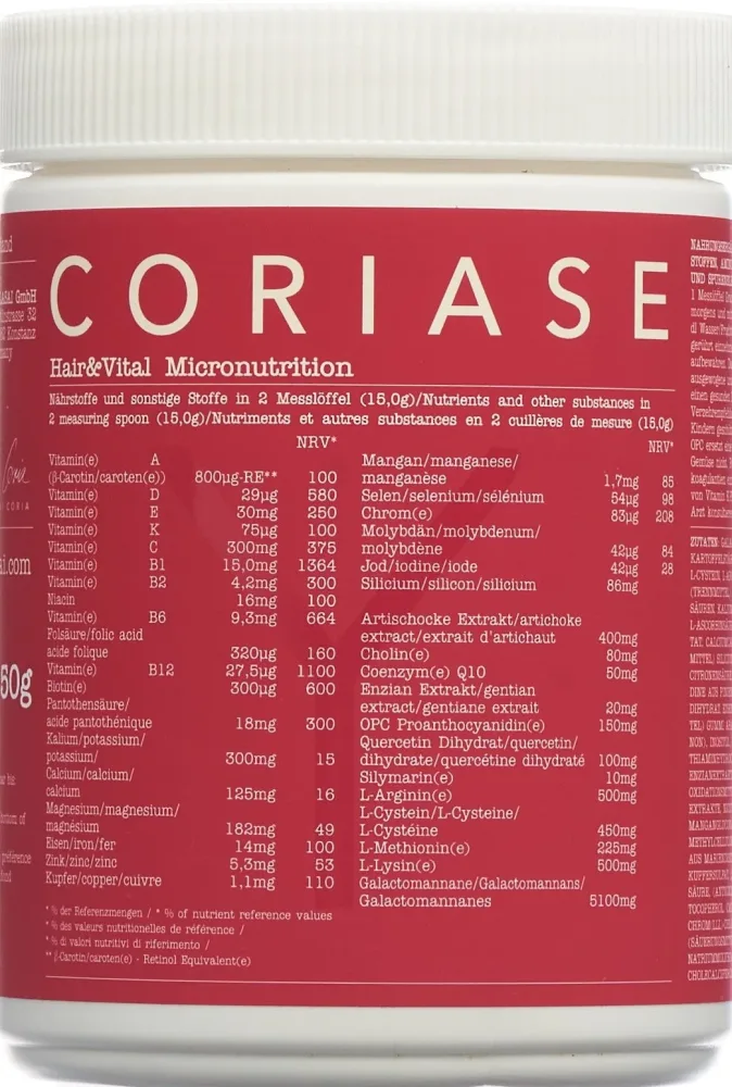 CORIASE Hair & Vital Mikronährstoffe (450g)