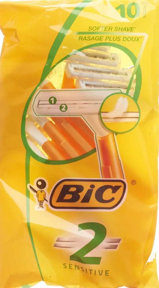 Bic 2 Sensitive Einwegrasierer 2 Klingen 10 Stück