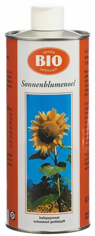 Brack Sonnenblumenöl kaltgepresst Bio (7.5dl)