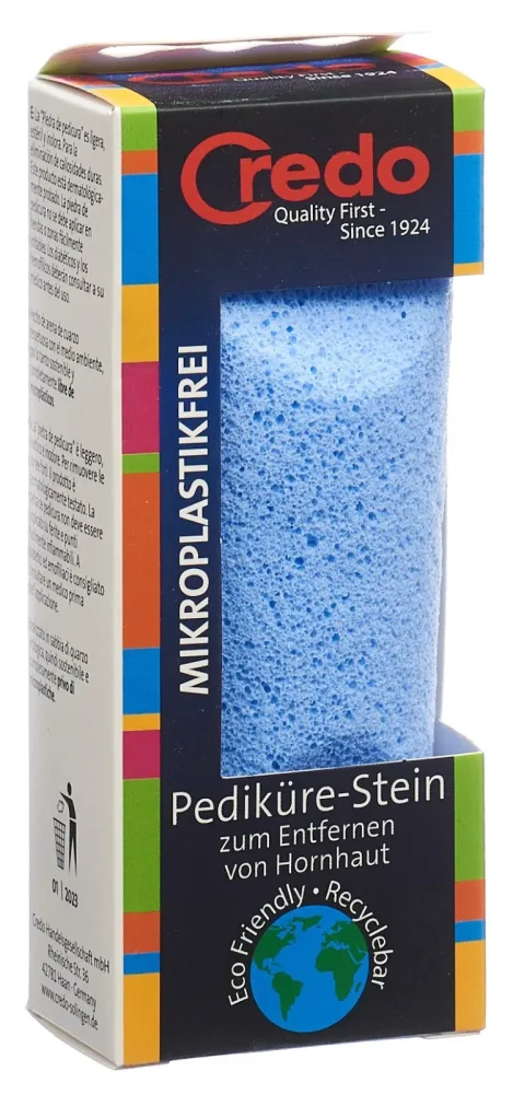 Credo Pedikürestein Monoblock, blau