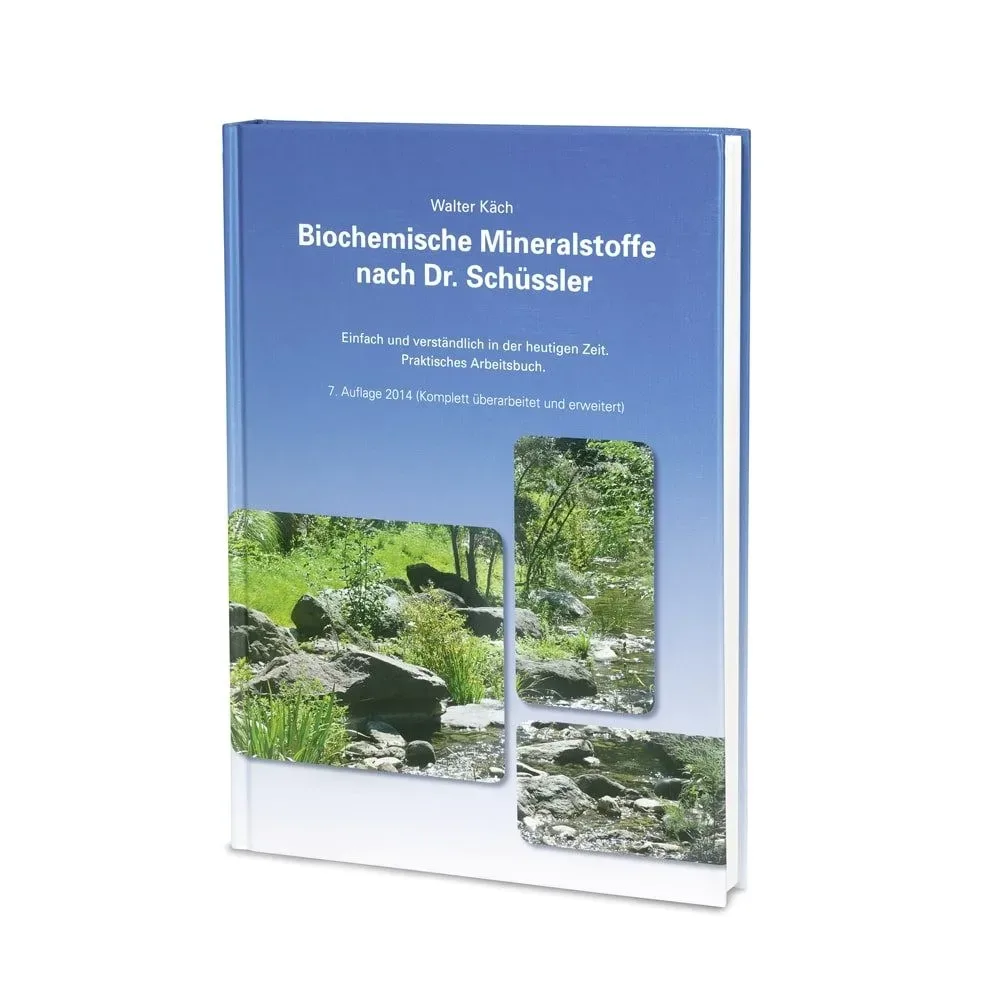 Fachbuch über biochemische Mineralstoffe nach Dr. Schüssler von Walter Käch (1 Stk)