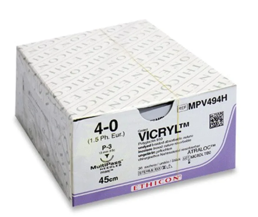 VICRYL Plus 45cm ungefärbt 4-0 P-3 Multiple (36 Stk)