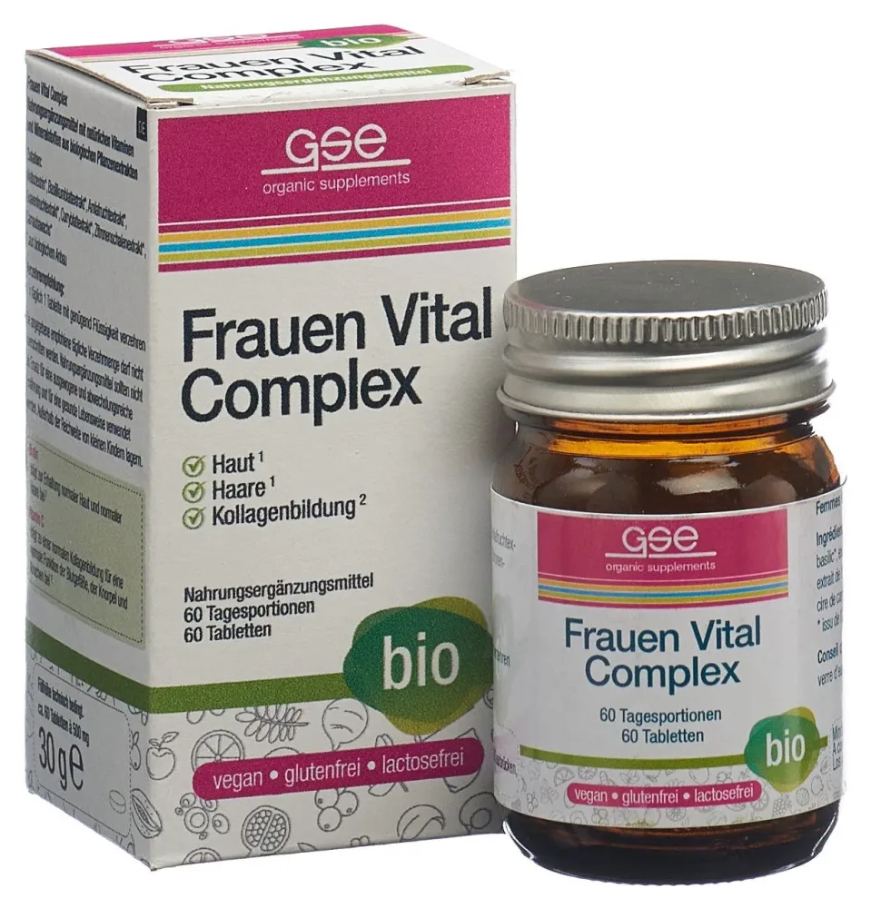 GSE Frauen Vital Complex Tabletten Bio (60 Stk)