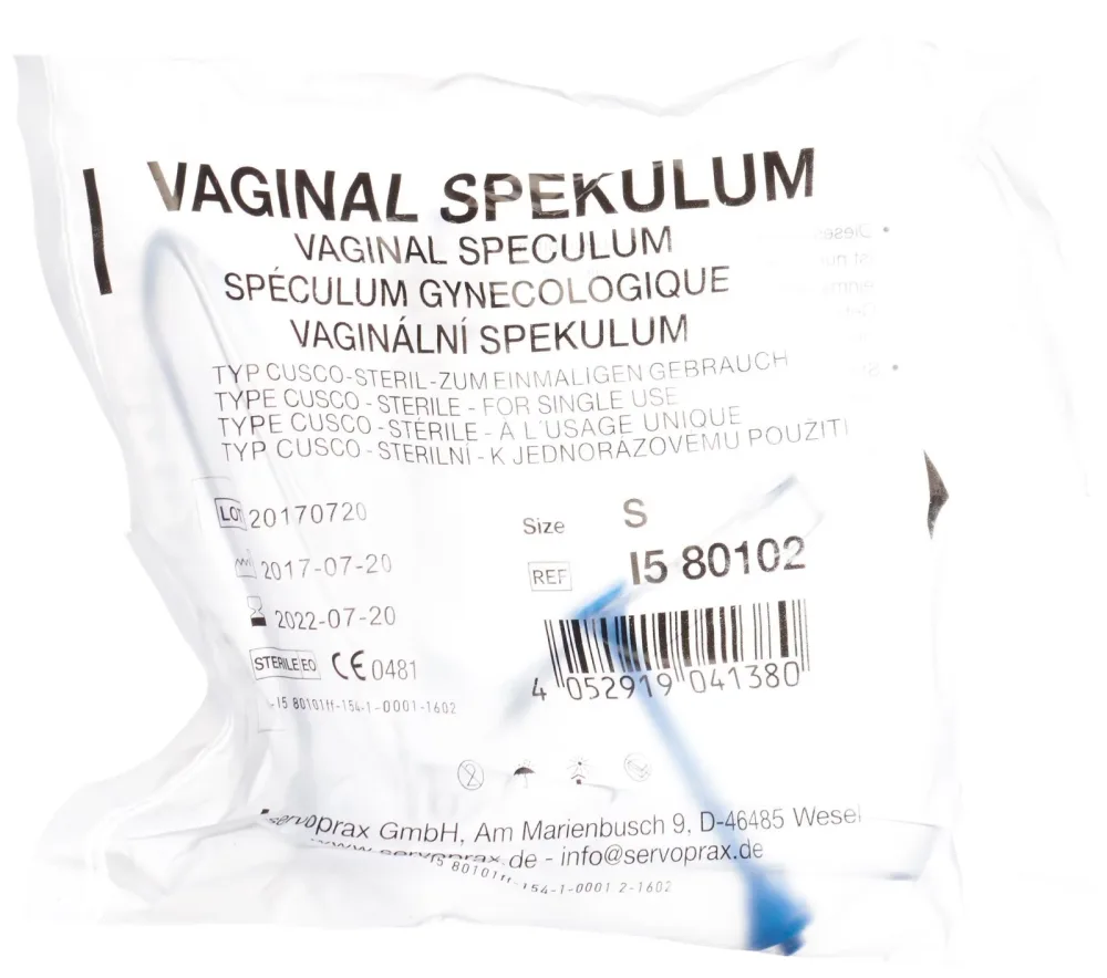 Servoprax steriles Vaginalspekulum, Typ Cusco, Grösse S, 24mm (1 Stk)