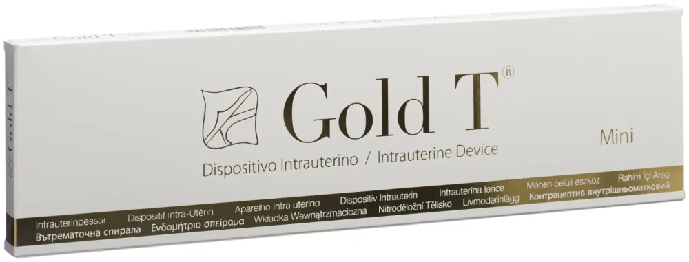 Gold T Intrauterinpessar Mini (1 Stk)