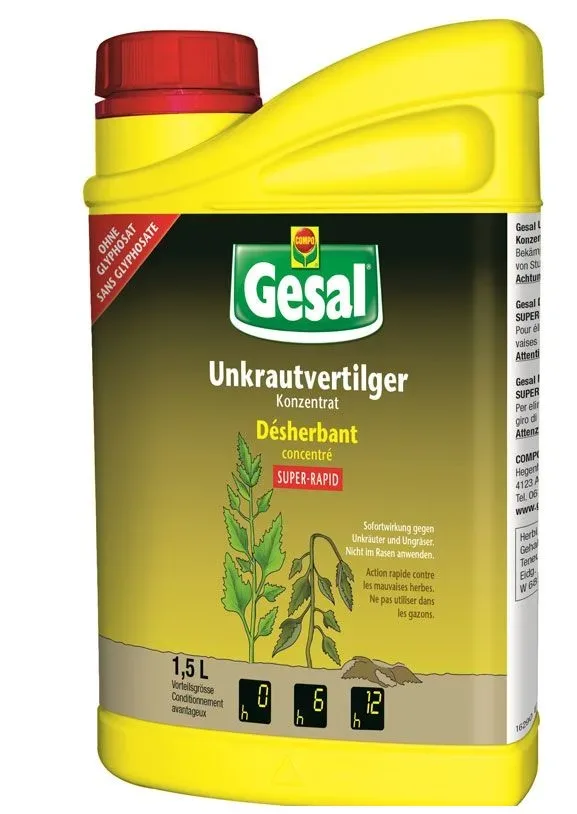 Gesal Unkrautvertilger Super-Rapid Konzentrat | 1.5 l