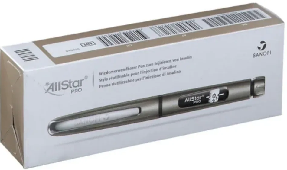 AllStar PRO Wiederverwendbarer Pen silber (1 Stk)