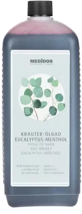 MEDiDOR Kräuterölbad Eucalyptus-Menthol (1 Liter)