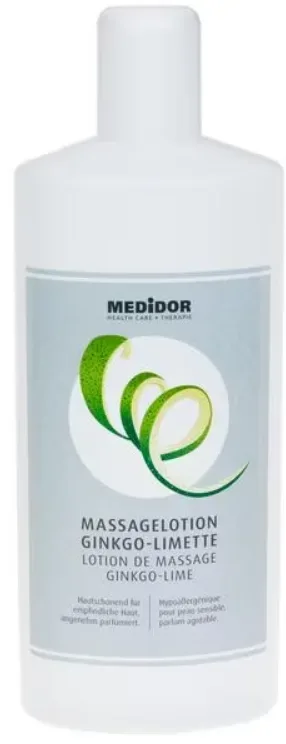 MEDiDOR Massagelotion Ginkgo-Limette (1 Liter)