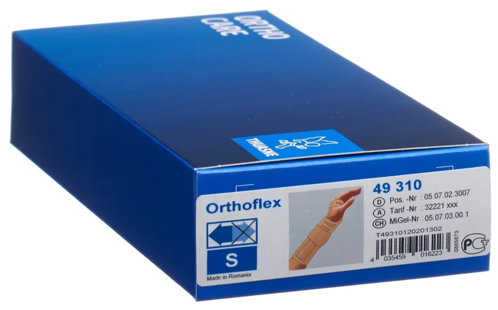 THUASNE Orthoflex Handgelenkbandage S, 21cm links hautfarbig (1 Stk)