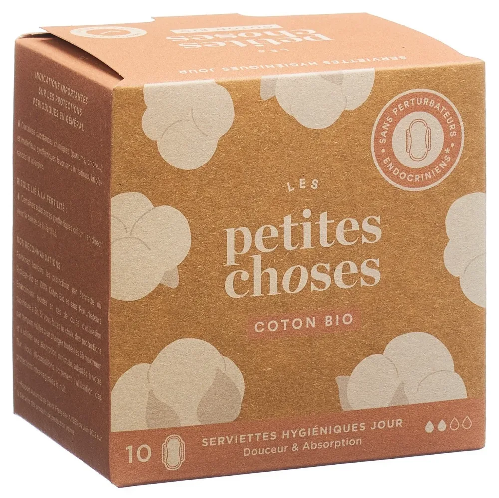 Les petites choses Bio-Damenbinde Tag (10 Stk)