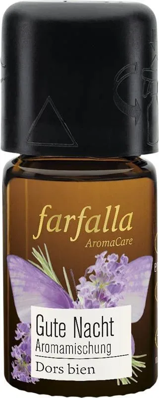 farfalla schlaf schön, Lavendel, Gute Nacht Aromamischung, 5ml