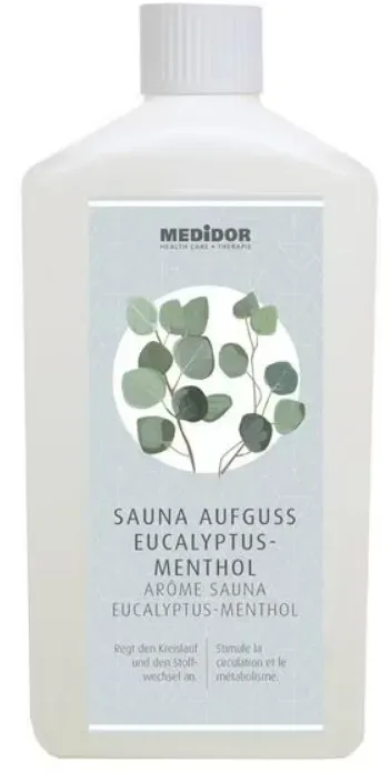 MEDiDOR Sauna Aufguss Eucalyptus-Menthol (1 Liter)