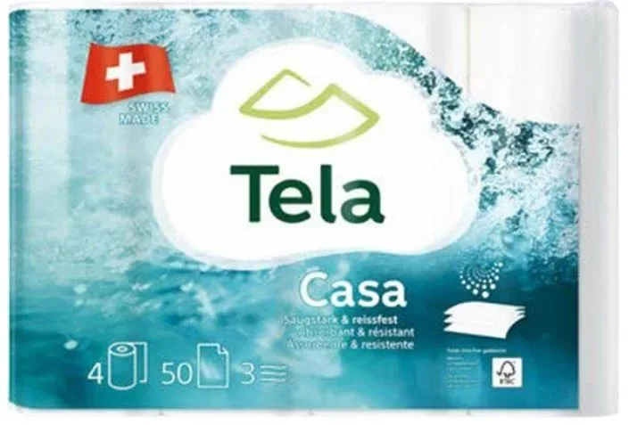 TELA Haushaltspapier Casa, 50 Blatt (4 Stk)