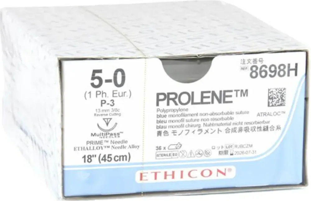 PROLENE 45cm 5-0 P-3 blau (36 Stk)