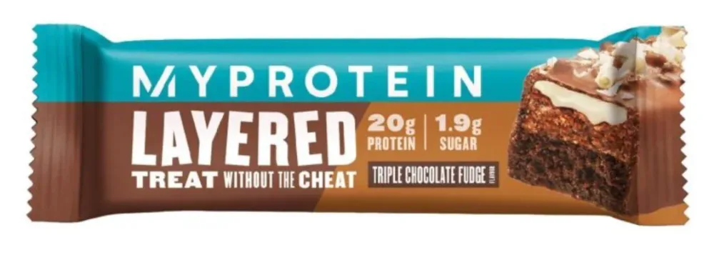 MyProtein Layered Bar Triple Chocolate Fudge (60g)
