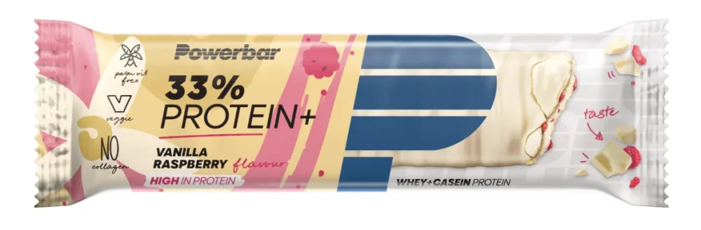 Powerbar 33% Protein+ Bar Vanilla Raspberry (90g)