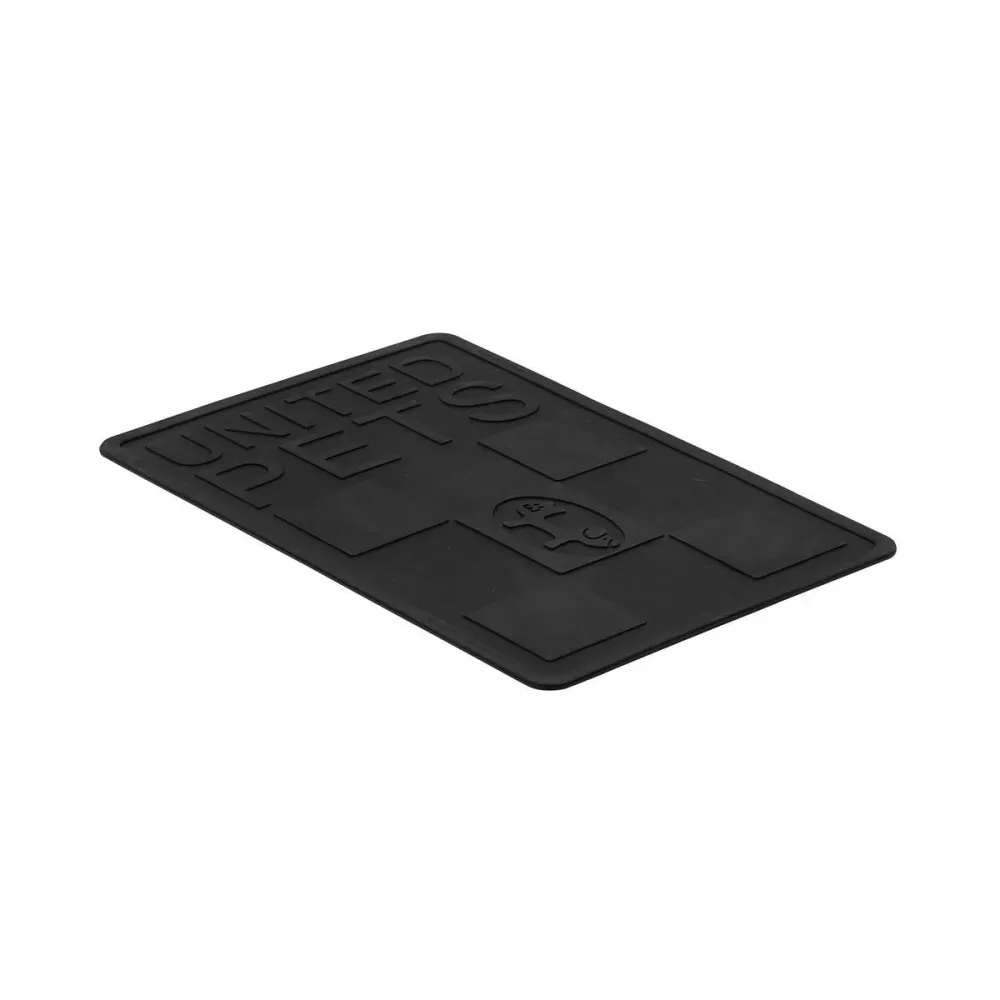 United Pets Napfunterlage Mustafà schwarz, 45x30cm (1 Stk)