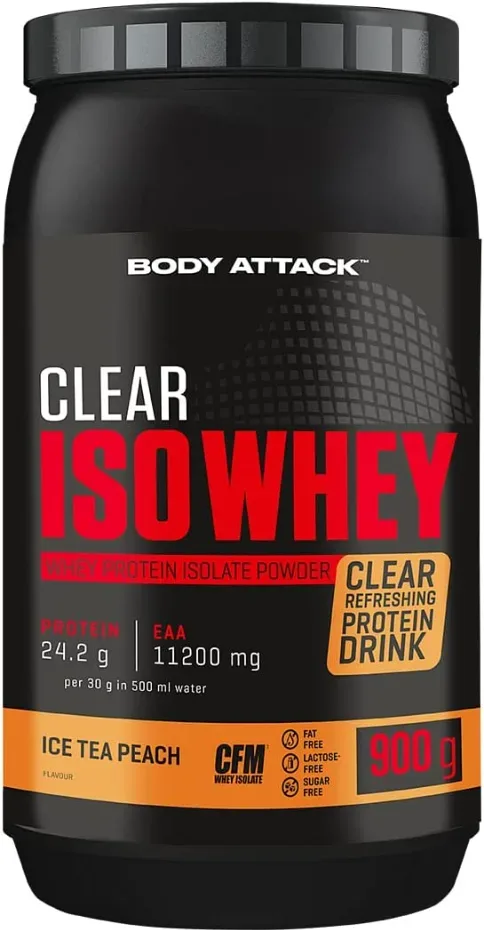 Body Attack Clear Iso Whey Ice Tea Peach (900g)