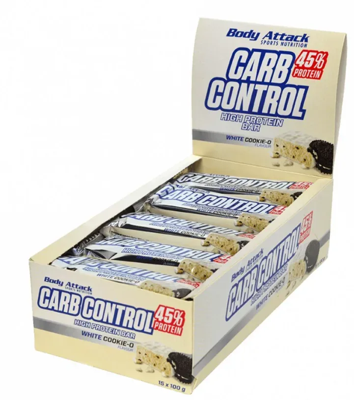 Body Attack Carb Control White Cookie-O (15x100g)