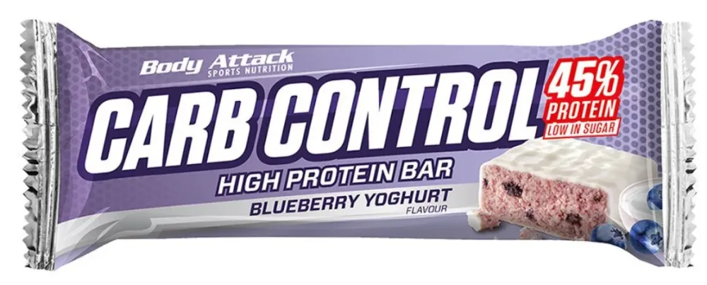 Body Attack Carb Control Blueberry Yoghurt (100g)