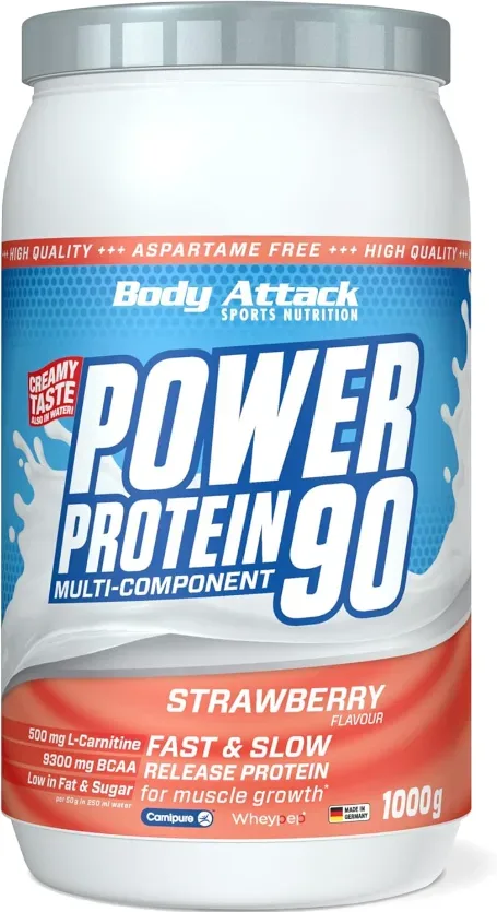 Body Attack Power Protein 90 Strawberry (1000g)