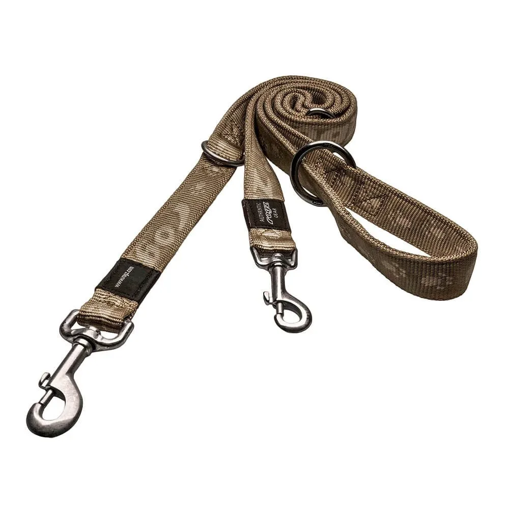 rogz Hundeleine Alpinist gold, Länge 1.8m, Breite 25mm (1 Stk)