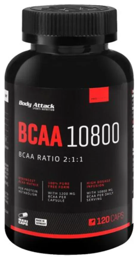 Body Attack BCAA 10800 Caps (120 Stk)