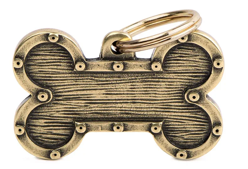 MyFamily Big Bone Bronx Futuristic ID-Hundetag, 4.8x3.1cm (1 Stk)
