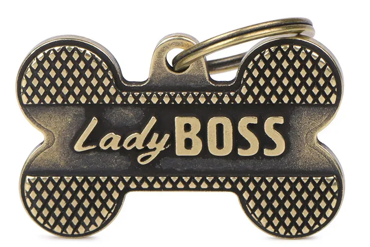 MyFamily Big Bone Bronx Lady Boss ID-Hundetag, 3.8x2.4cm (1 Stk)