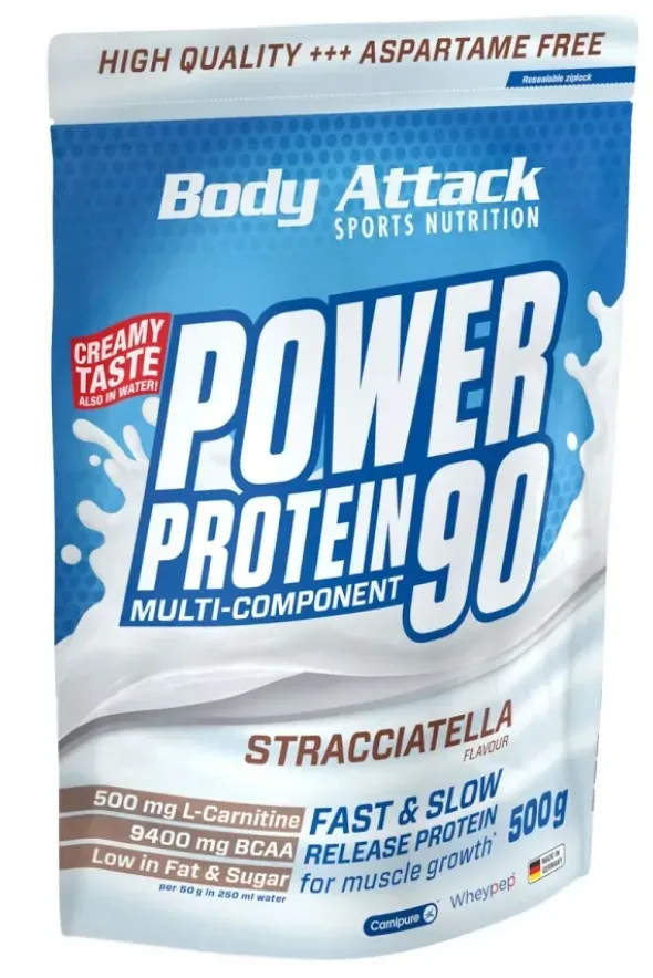 Body Attack Power Protein 90 Stracciatella (500g)