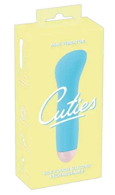 Cuties blau Minivibrator mit weicher Oberfläche (1 Stk)