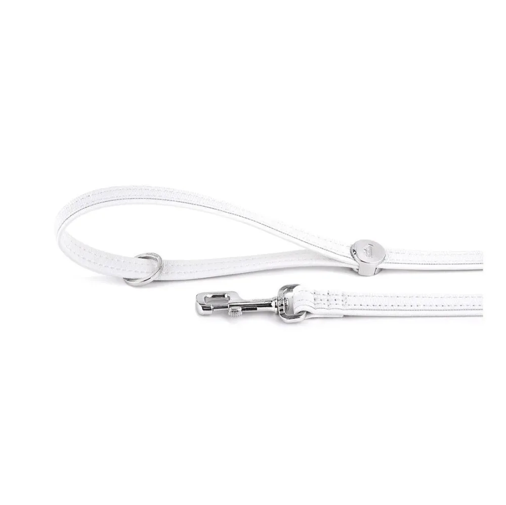 MyFamily Saint Tropez Similpelle Leder-Hundeleine weiss, bis 12kg (1 Stk)
