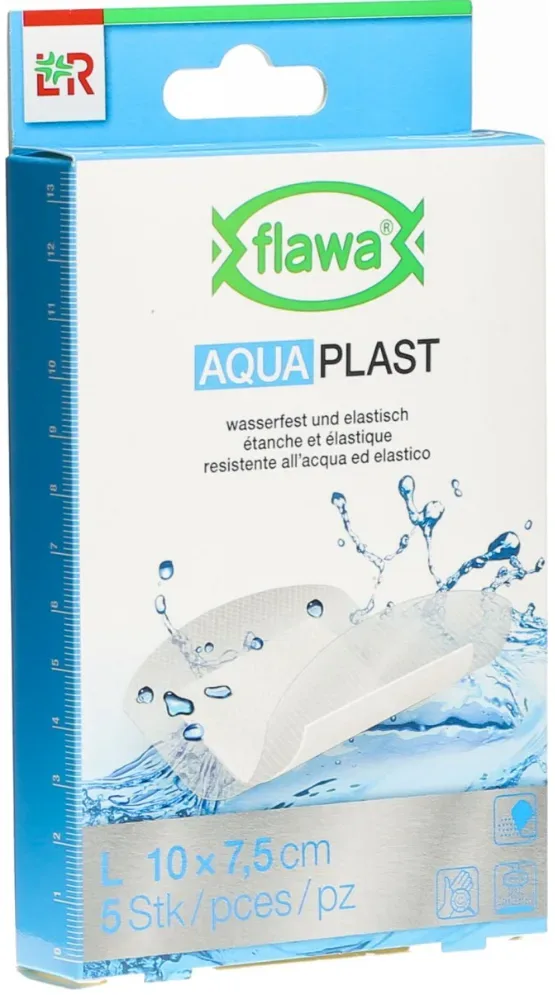 FLAWA Aqua Pflaster 7.5x10cm wasserfest (5 Stk)