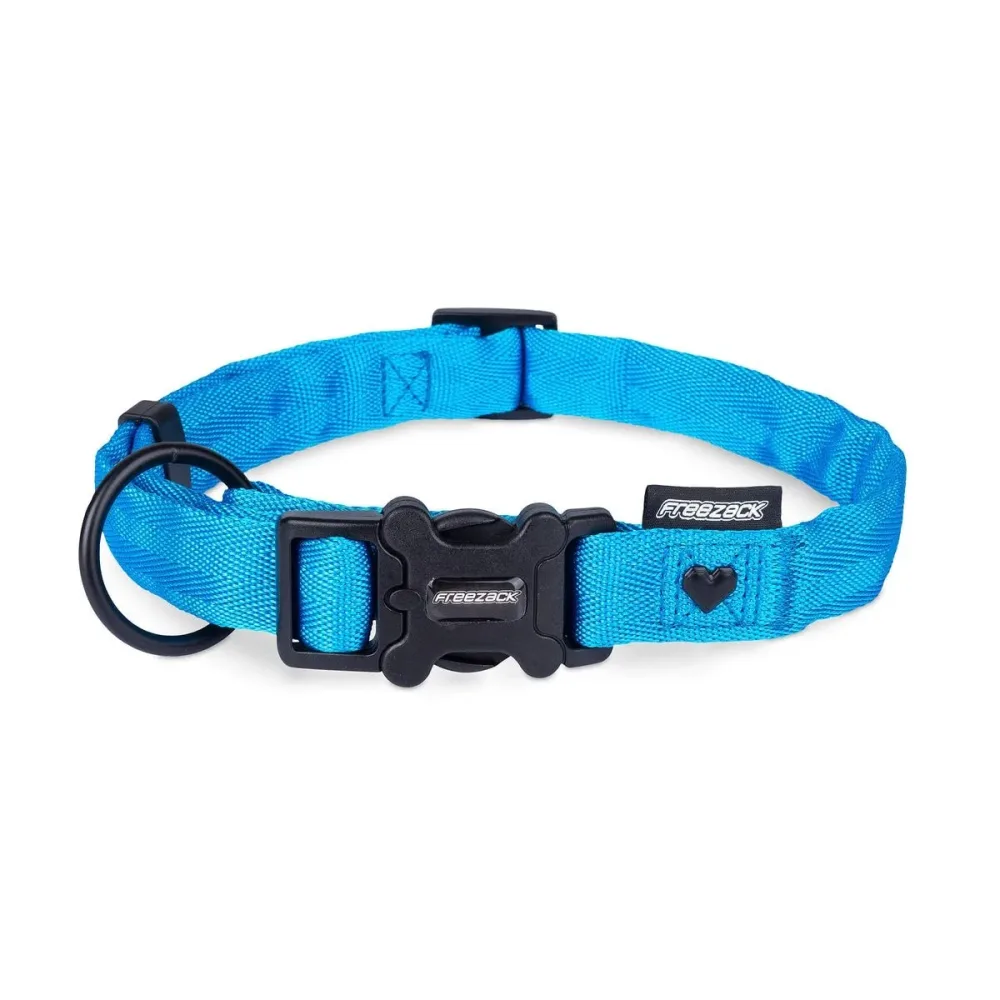 Freezack Hundehalsband Comfort blau, Halsumfang 43-74cm (1 Stk)