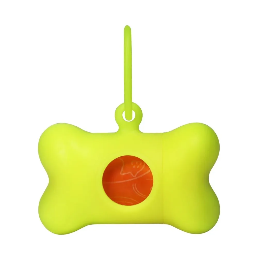 United Pets Kotbeutelhalter Bon Ton Regular neongelb (1 Stk)