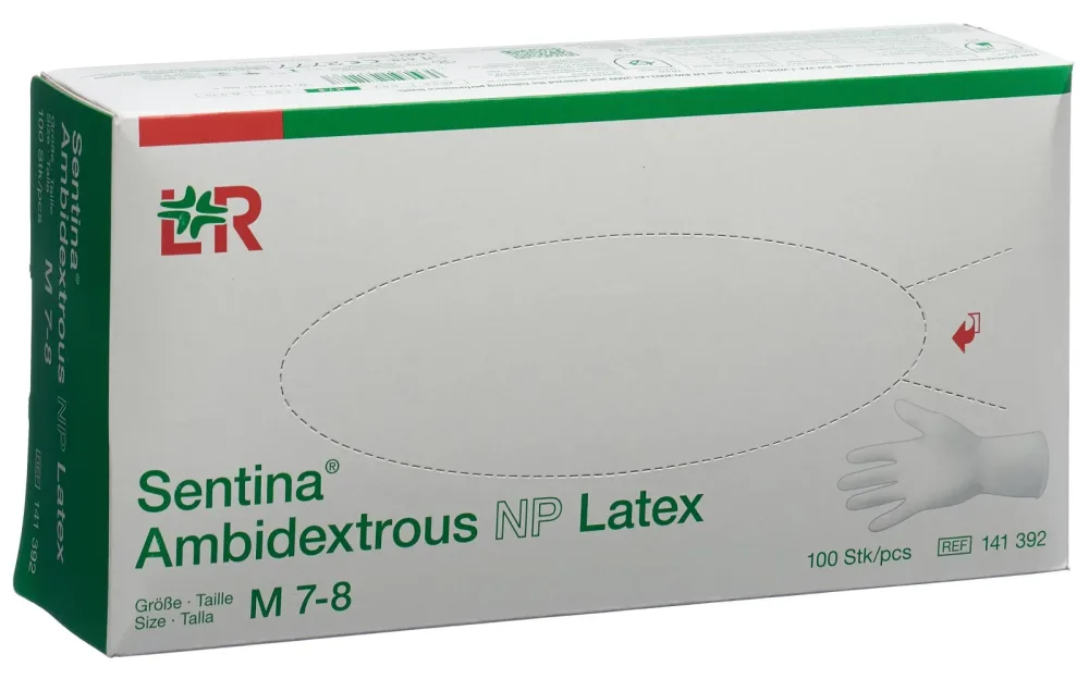 Sentina Handschuhe M Latex 100 Stk