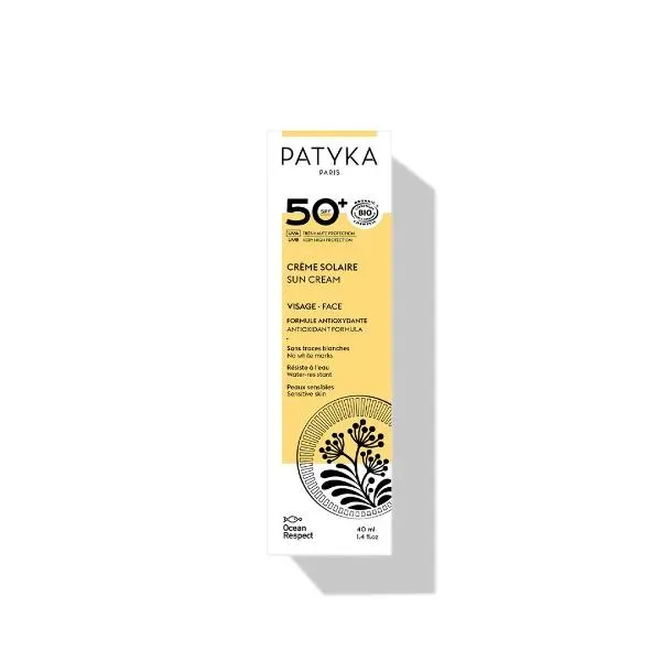 PATYKA - Sonnencreme Hoher Schutz SPF50, Face Sun Cream Spf50, 40 ml