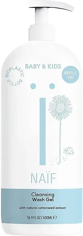 Naïf Baby & Kids Cleansing Wash Gel (500ml)