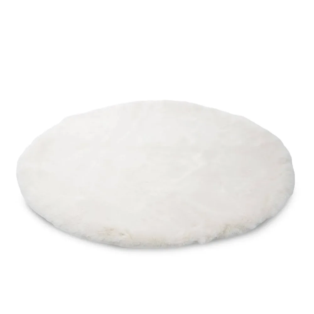 Petrebels Blanket Fur Cover Oval beige, Durchmesser 59cm (1 Stk)