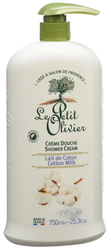 Le Petit Olivier Duschcreme Baumwollmilch Hypoallergen Fl 750 ml