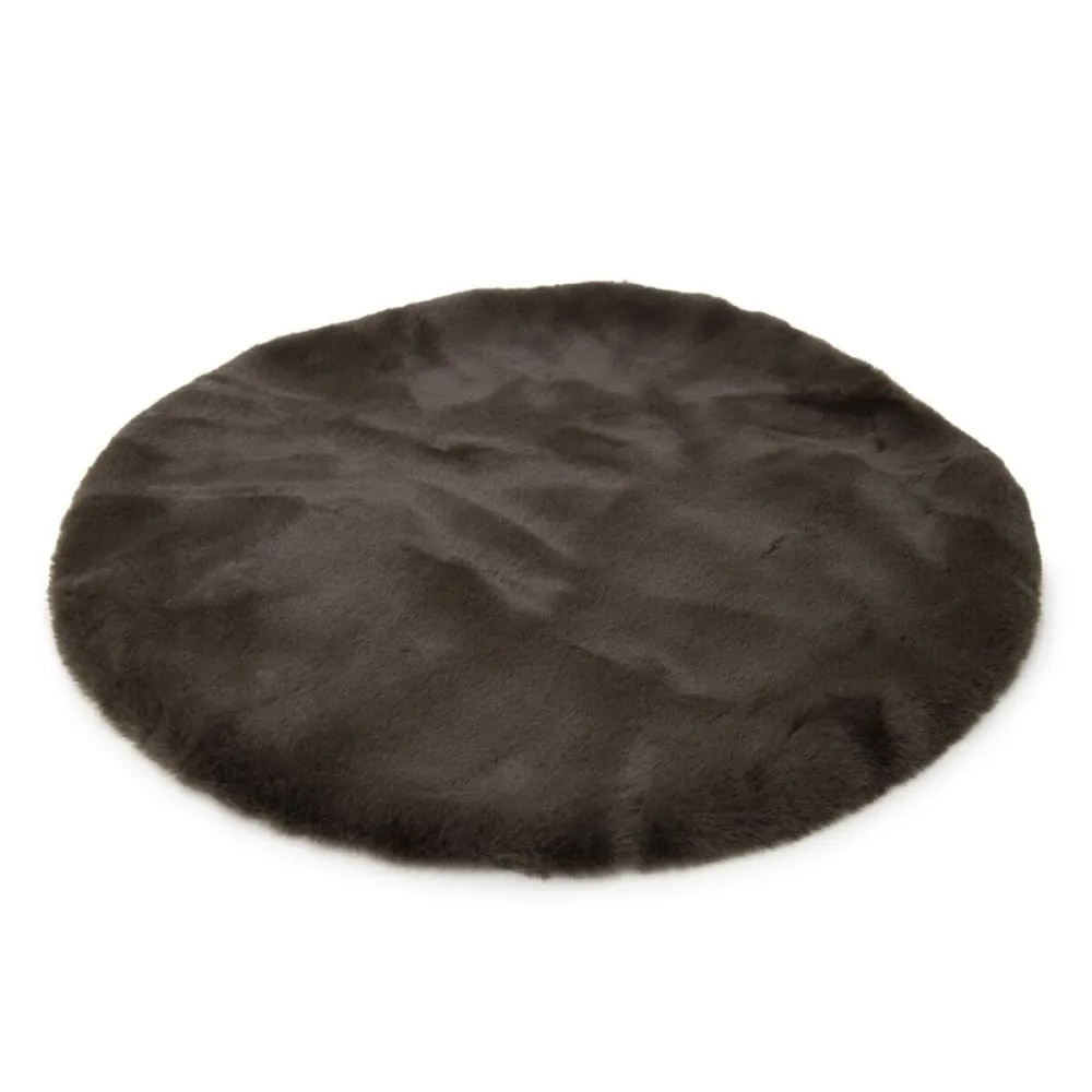 Petrebels Blanket Fur Cover Oval braun, Durchmesser 59cm (1 Stk)