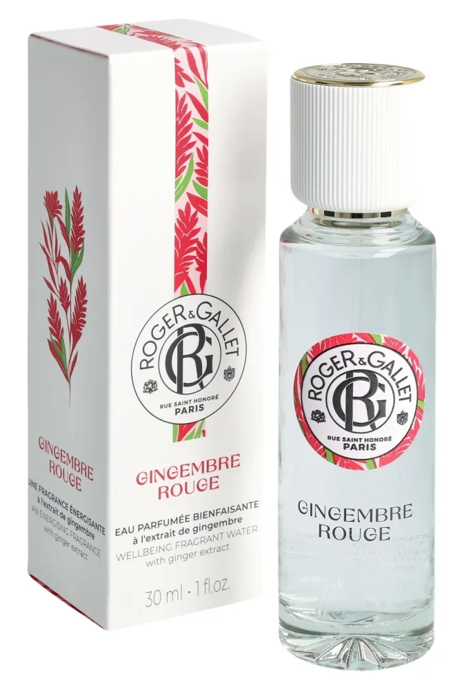 Roger & Gallet - Duftendes Wohlfühl-Wasser, Gingembre rouge eau parfumee Duftendes Wohlfühl-Wasser, 30  ml, Weiss