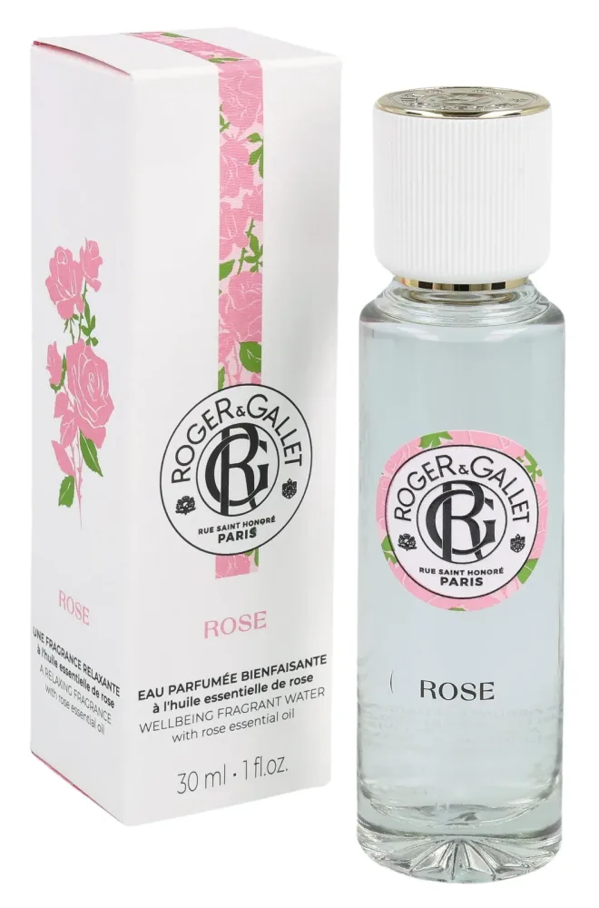 Roger & Gallet - Duftendes Wohlfühl-Wasser, Rose eau parfumee Duftendes Wohlfühl-Wasser, 30  ml, Weiss